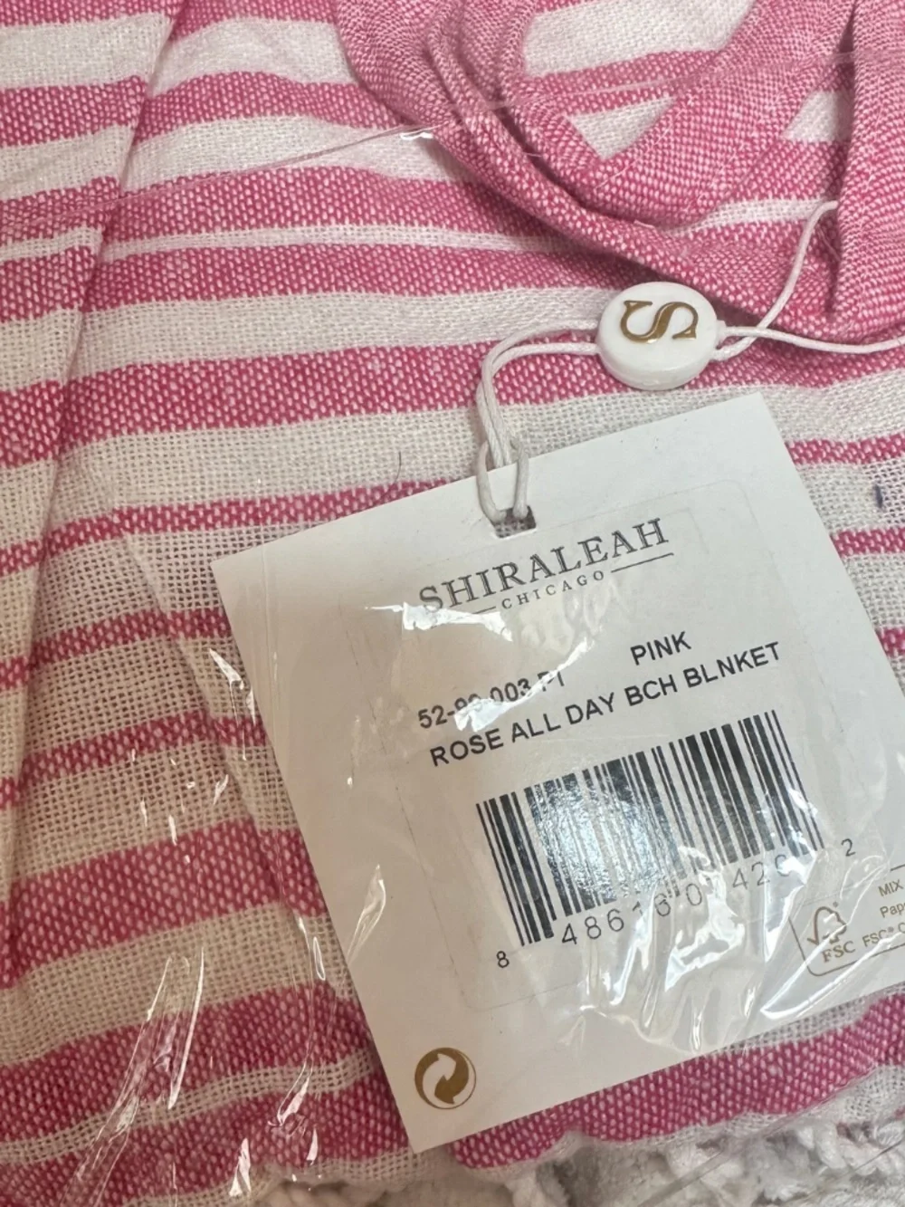 NEW Shiraleah ROSE ALL DAY BEACH BLANKET